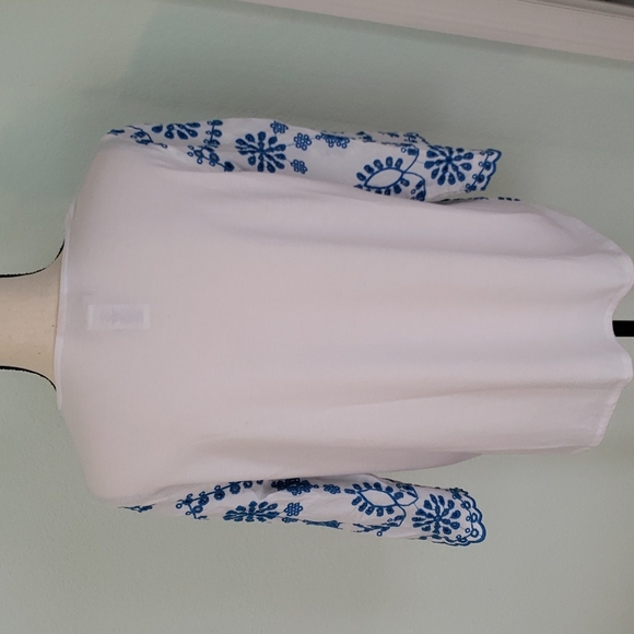 Ruby Rd Ladies Embroidered Top - Picture 4 of 5